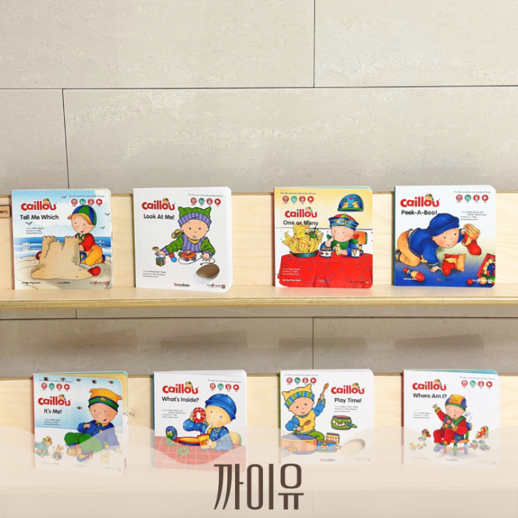  까이유 보드북 책 세이펜 DVD 대본 한글 영어 생활동화 추천