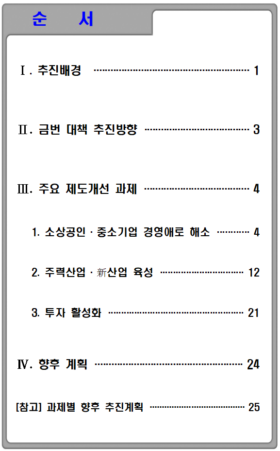 「<b>기업</b> 역동성 제고 및 신산업 촉진을 위한 경제<b>규제 혁신</b>... 