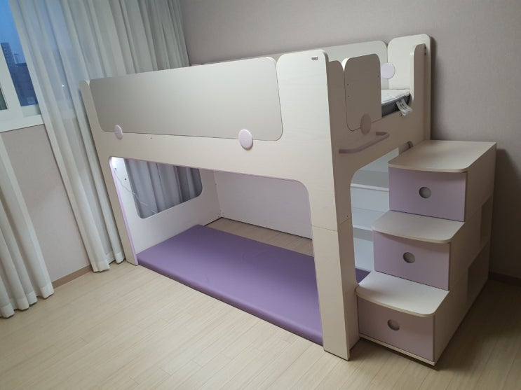 일룸 캐빈 벙커 침대 완벽하게 이전 설치 완료:용인에서 동탄