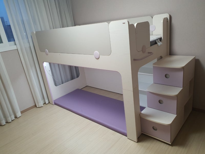 일룸 캐빈 벙커 침대 완벽하게 이전 설치 완료:용인에서 동탄