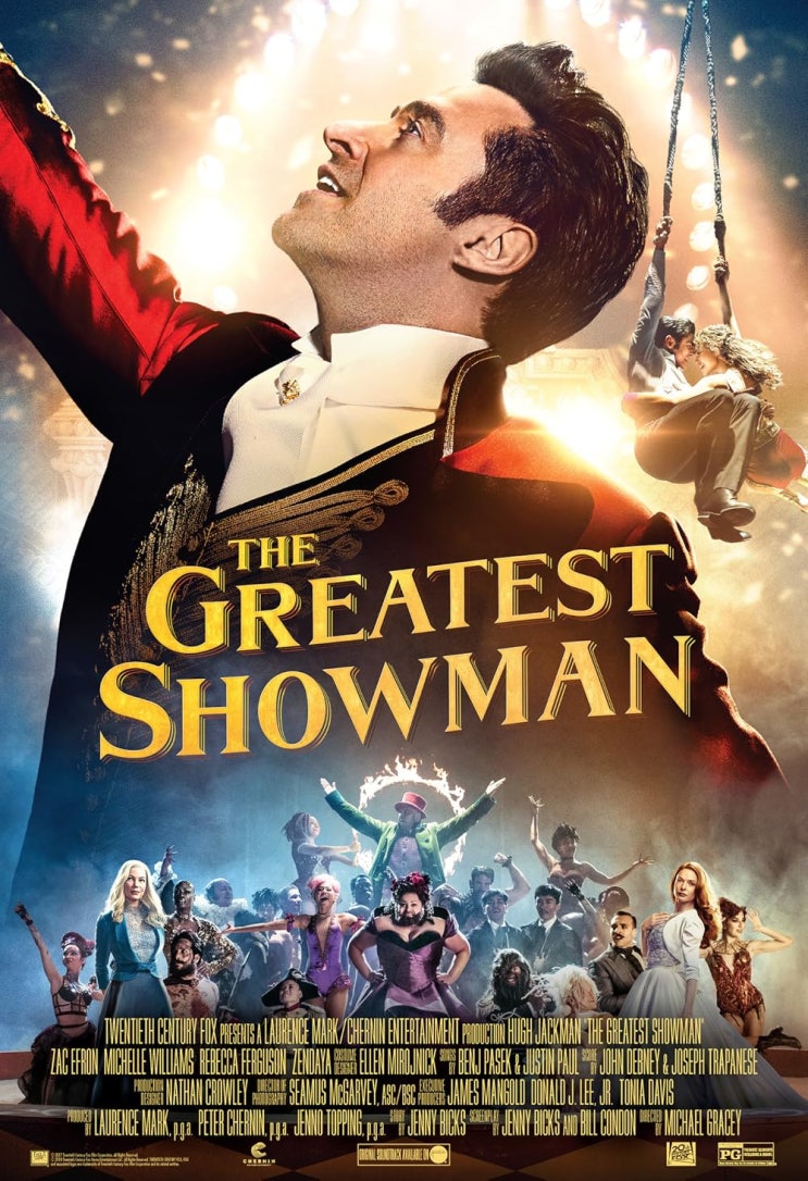 [영화] 위대한 쇼맨(The Greatest Showman, 2017) 리뷰ෆ | 줄거리&결말