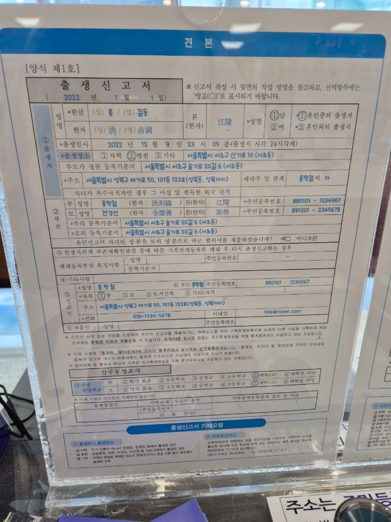 출생신고방법 출생신고준비물 24년울산울주군 임산부교통비 임신출산지원금 후기
