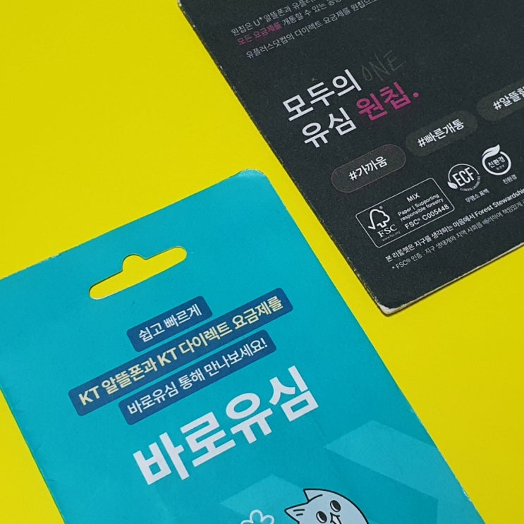 아이폰 NFC 유심 셀프개통 방법