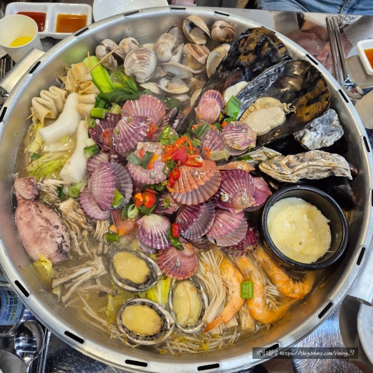  양산 대왕조개전골 내돈내산 :: 갯벌의조개 물금점
