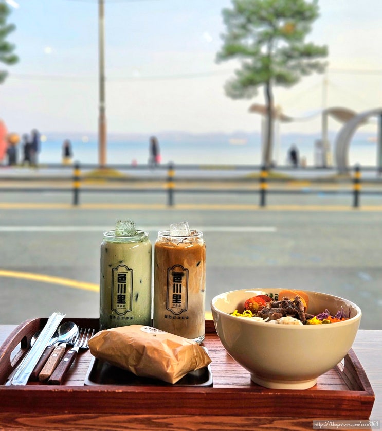  포항 영일대 카페, 영일대해수욕장 오션뷰 포케 또띠아 맛집, 읍천리382 영일대점