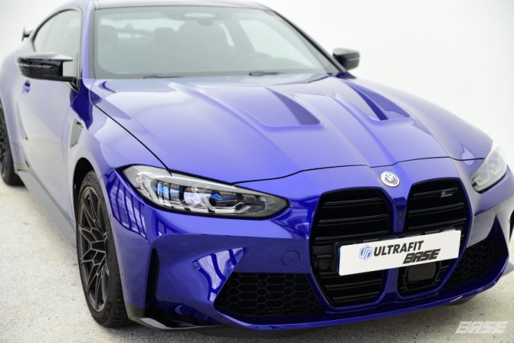  BMW M4 알파엔 후드 휀더, 퍼포먼스 스완넥 윙 PPF 시공기 _ 튜닝카 PPF