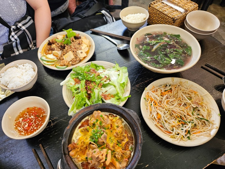  달랏 여행 현지인 가정식 맛집 띠엠 껌 호이 노(Tiệm Cơm Hồi Nớ) 추천 후기