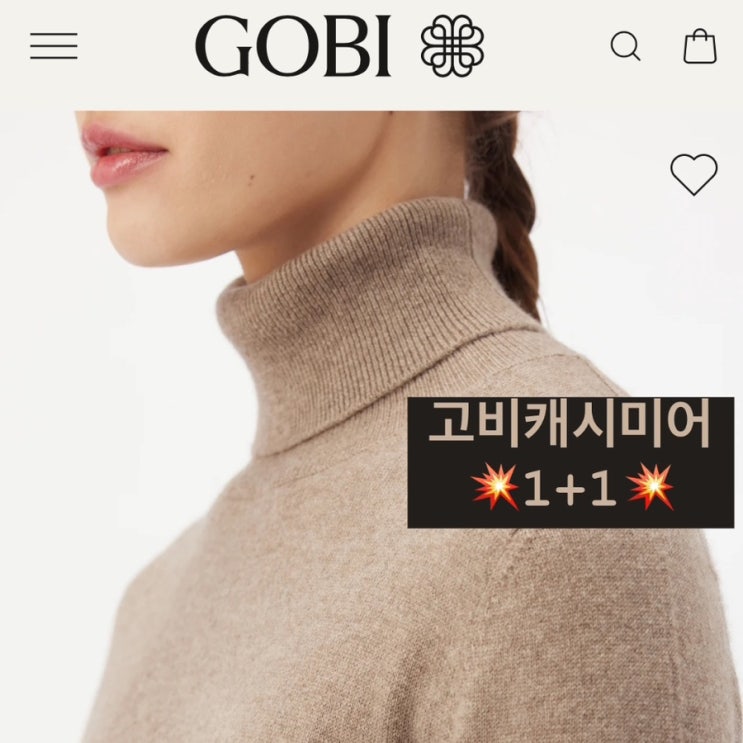  고비캐시미어 1+1 핫딜 | GOBI 미국직구 | 배송대행지 주소쓰는법