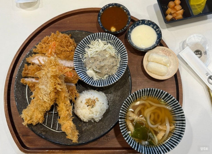 대전 은행점 백소정 에비텐모듬카츠 마제소바 맛, 칼로리