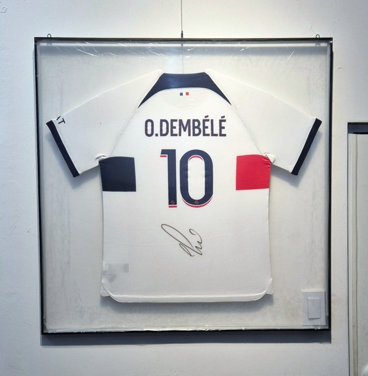 FC Barcelona O. Dembélé FC 바르셀로나 뎀벨레 싸인유니폼 액자