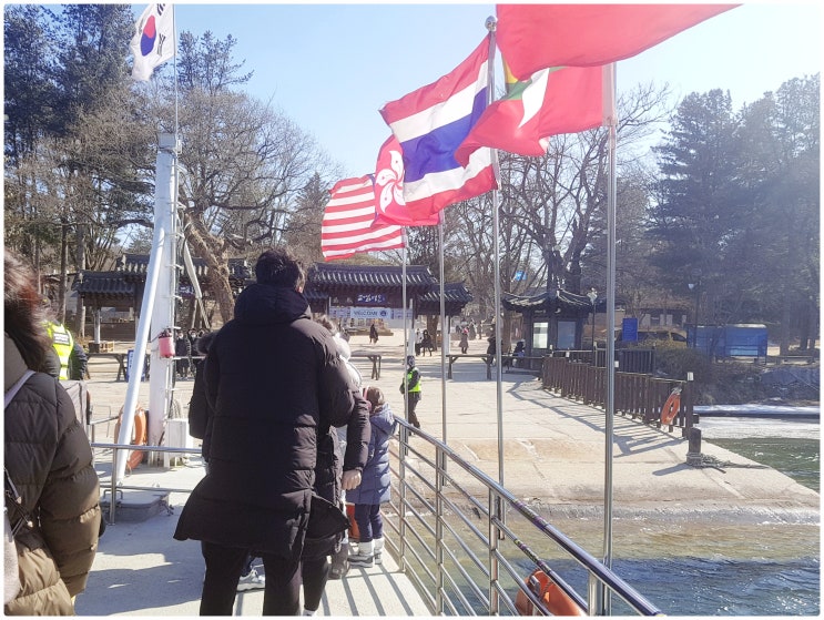  12월 가볼만한곳 겨울 남이섬 여행, 아름다운 얼음 공예와 장작불에 구워먹는 가래떡!