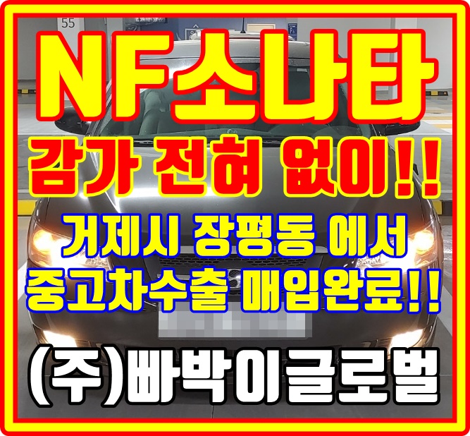  거제도 NF소나타 중고차수출 시장 분석