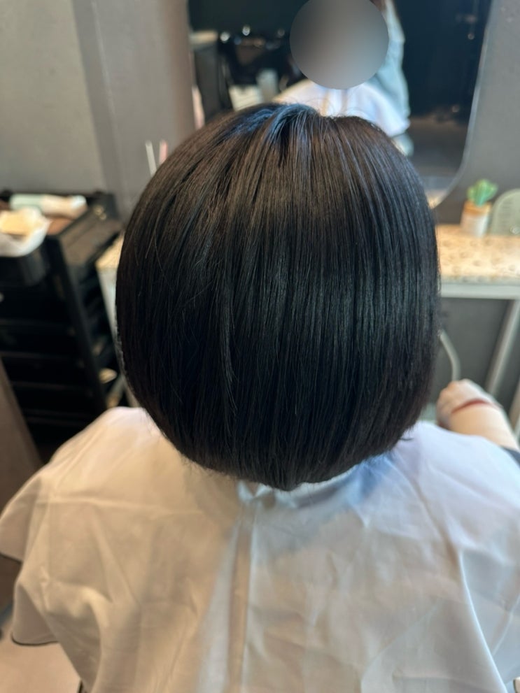  분당 머리 잘하는 추천 미용실 킴킴헤어 미금역점 by 차미 부원장님 ( 밀본클리닉 스무스라인 3단계 )