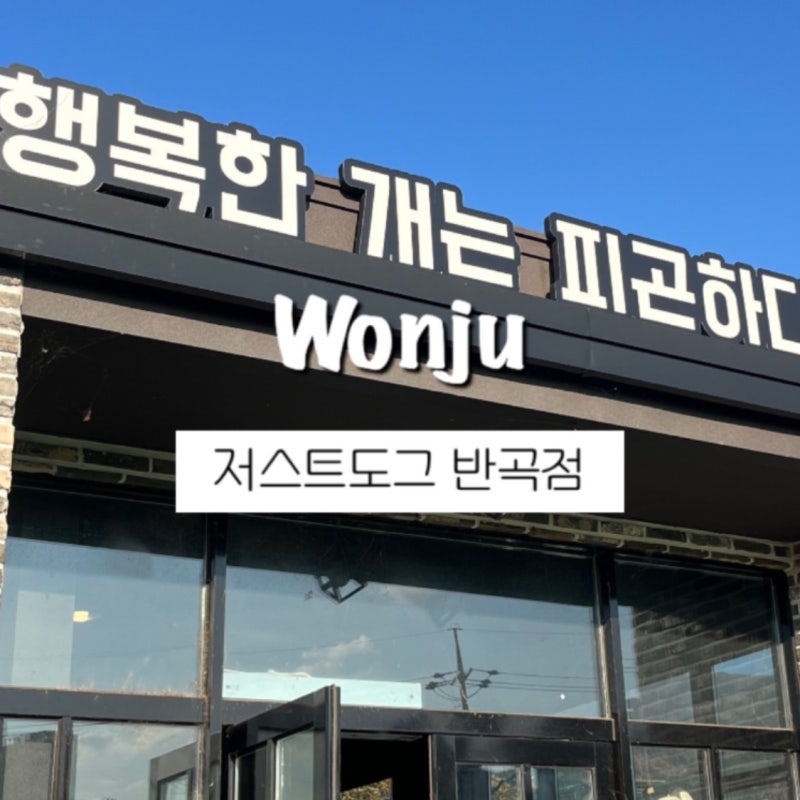 저스트도그 반곡점