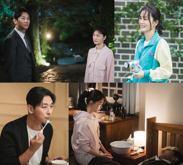 '<b>사외다</b>' <b>주지훈</b>X<b>정유미</b>, 밀착 동거 시작…신혼부부 포스