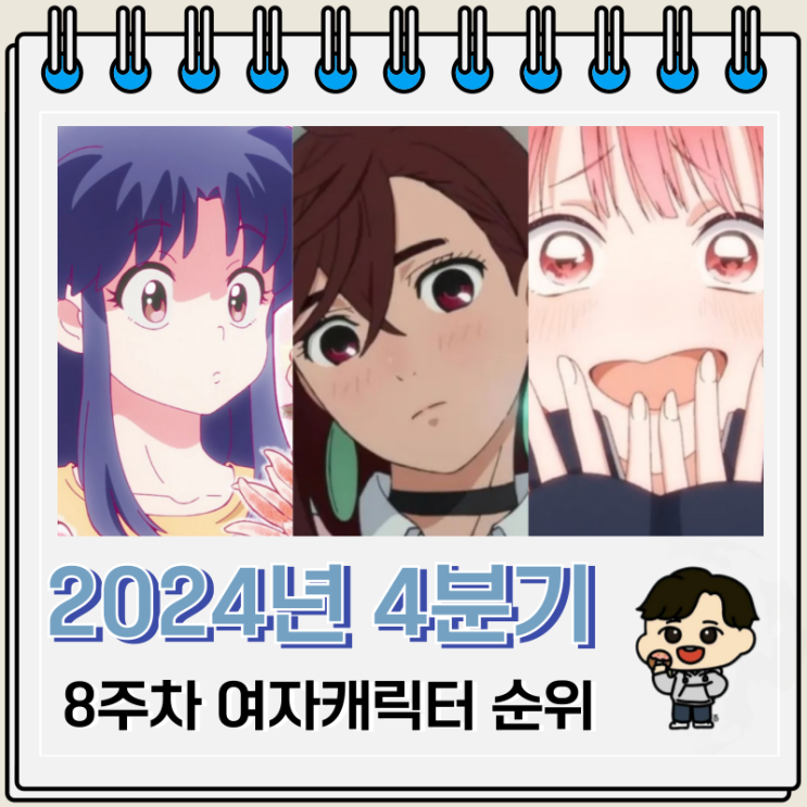 2024년 4분기 애니 여자 캐릭터 순위 2024년 4분기 애니 여자 캐릭터 순위