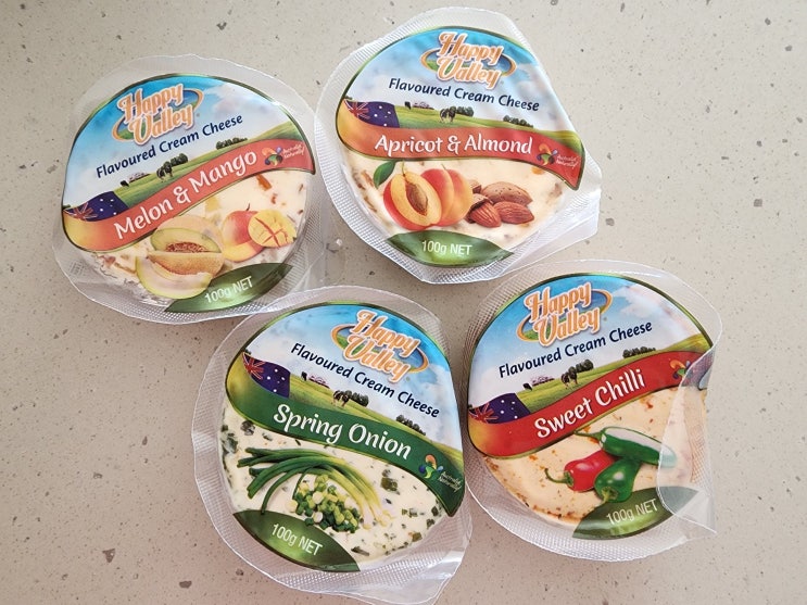  크림치즈 추천, 해피밸리 과일치즈 4종