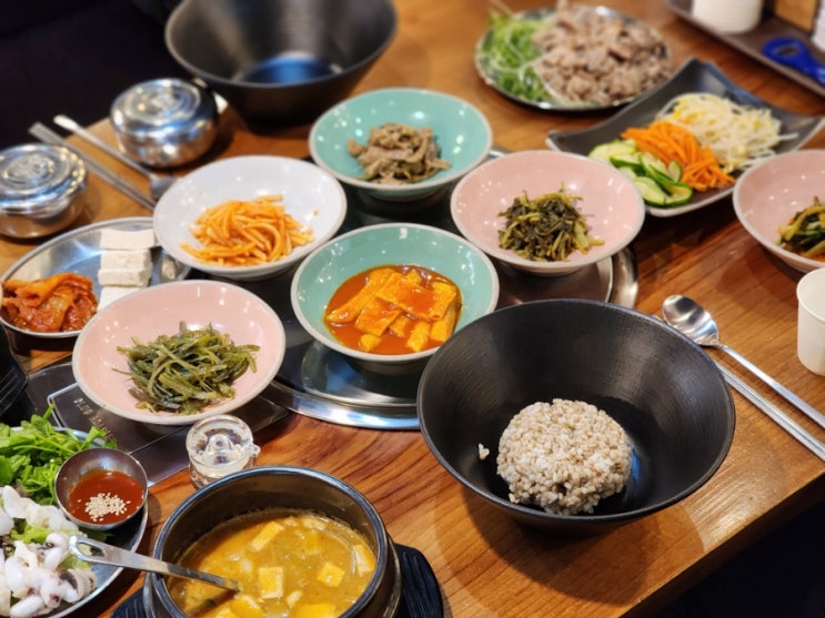  구리 점심 맛집 효자동 솥뚜껑 보리밥 구리토평점 가족모임 장소