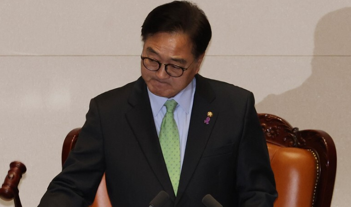 ‘윤 <b>대통령</b> 탄핵안’ 국힘 <b>불참</b> 정족수 미달로 ‘자동 폐기’