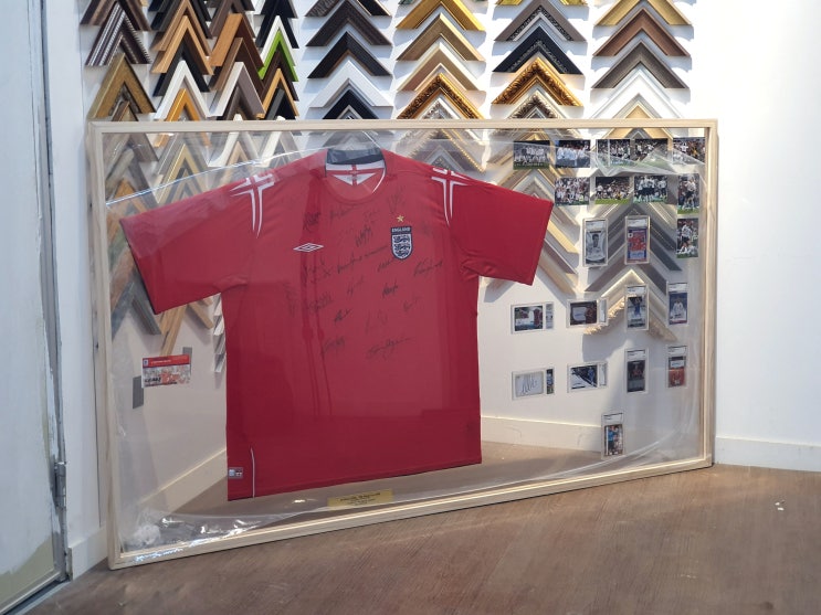  England Away 잉글랜드 어웨이 국가대표 싸인유니폼 액자