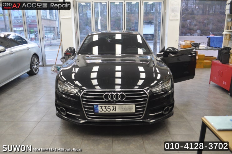 [아우디A7 ACC수리] ACC와Audi braking guard 사용불가 4H0 907 217 F 4G0 907 217 A 메인보드 고장수리 - 수원테크(수입차오디오수리전문)