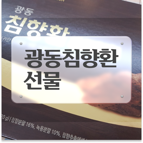  침향환 성분 면역력 침향환 프리미엄 분석해보자