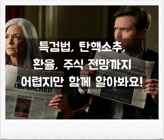 비상<b>계엄</b> 이후 탄핵소추와 <b>특검법</b>? 이후 주식과 환율은?... 