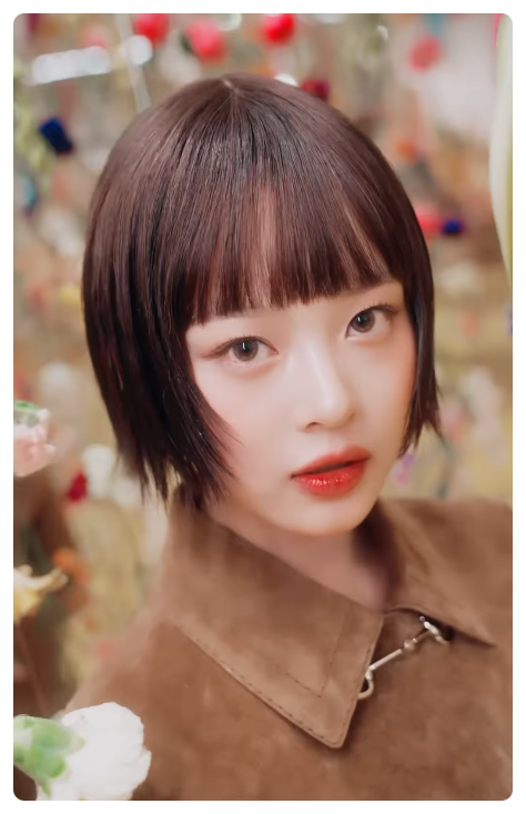 뉴진스 하니 단발머리 허쉬컷 헤어 스타일 패션 매력