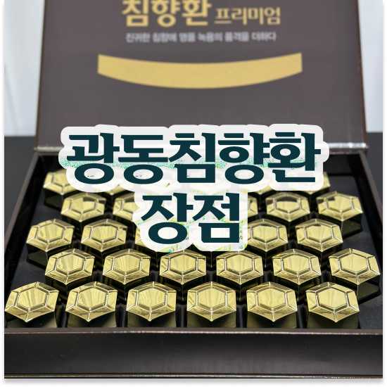  광동 침향환 프리미엄침향단 효능 면역력 확인해보세요