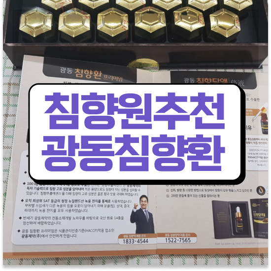  침향환 성분 기운내기 광동 침향환 프리미엄 찐 섭취 후기
