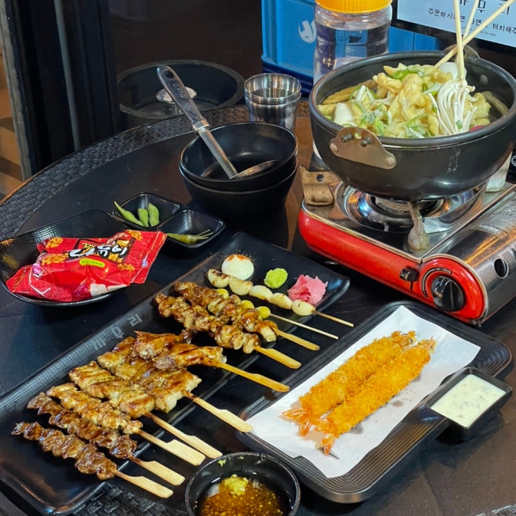  상봉역 맛집 까무리 먹자골목 근처 오뎅탕 꼬치 전문 요리주점