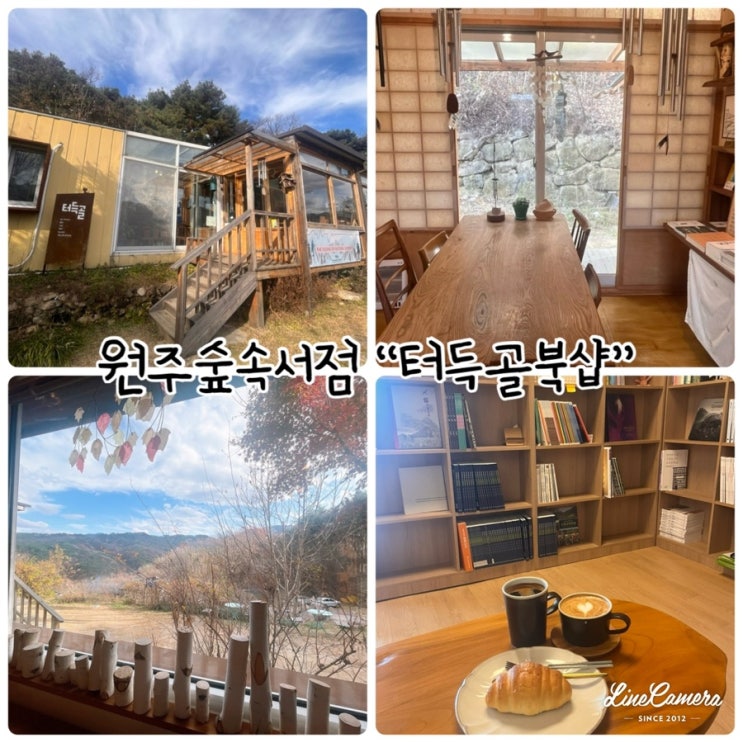  ”터득골북샵“ 숲속에 위치한 책방겸 카페, 원주숲속서점
