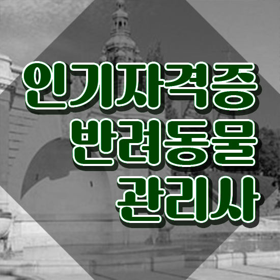  반려동물목욕관리사 , 반려동물관리사 자격증 합격한 비법 핵심 정보
