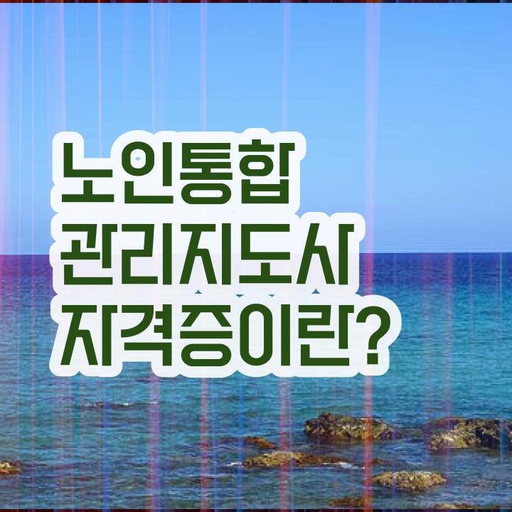  노인 요양보호사 자격증 , 노인통합관리지도사 자격증 직장인도 쉽게 취득한 노하우 확인하기