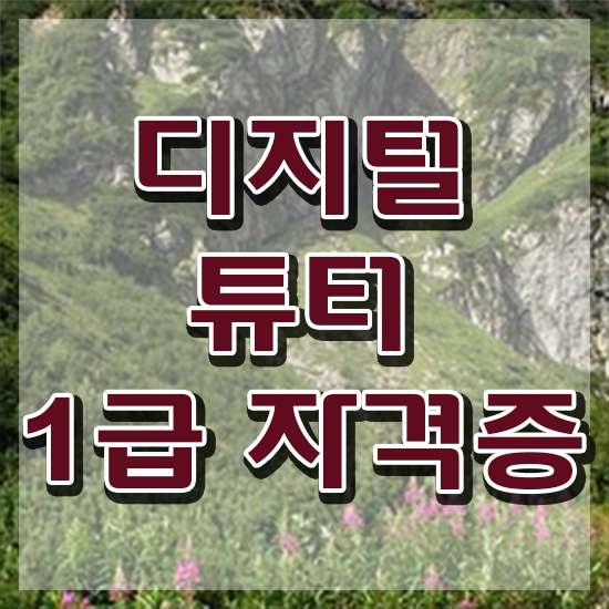  40대여자자격증 , 관련학과 아니어도 디지털튜터 걱정하지 말아요