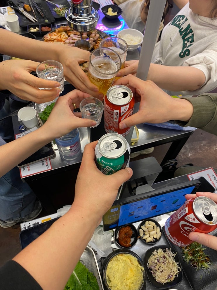  군산 할매솥뚜껑삼겹살 내돈내산 군산삼겹살맛집 수송동8인모임 가성비고기집 군산맛집추천 수송동웨이팅맛집 군산회식