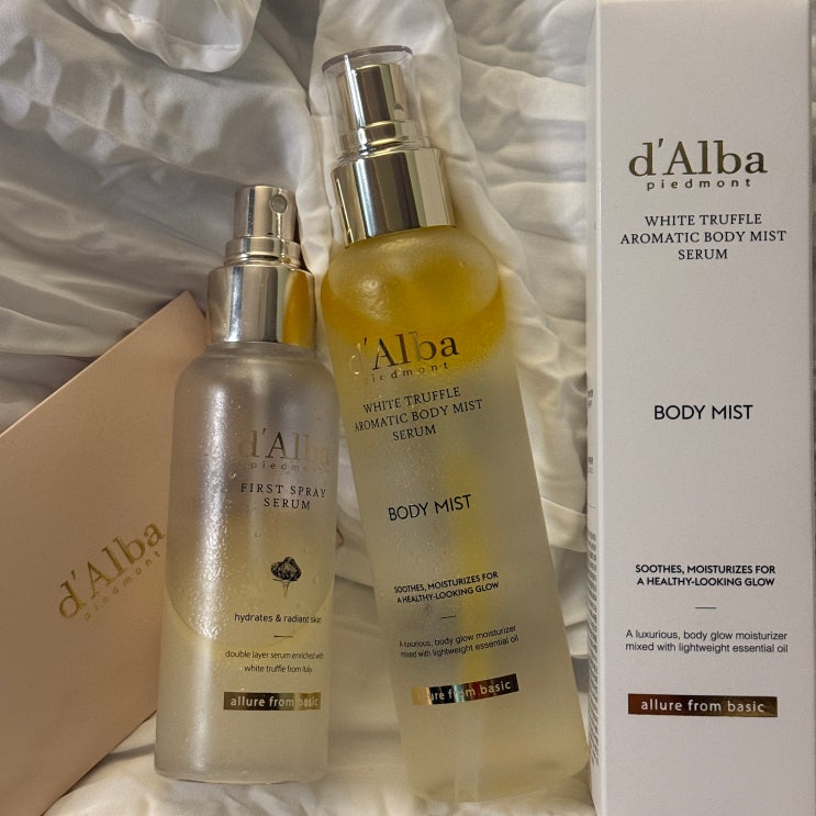  DALBA 달바 바디미스트! 촉촉한 보습력 강화로 하루 종일 수분 충전