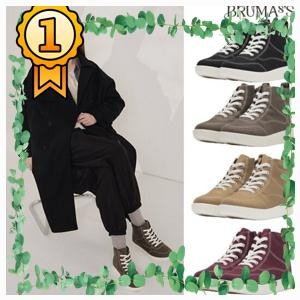 브루마스 24FW 호주산 메리노울 94⁒이상 하이탑 운동화