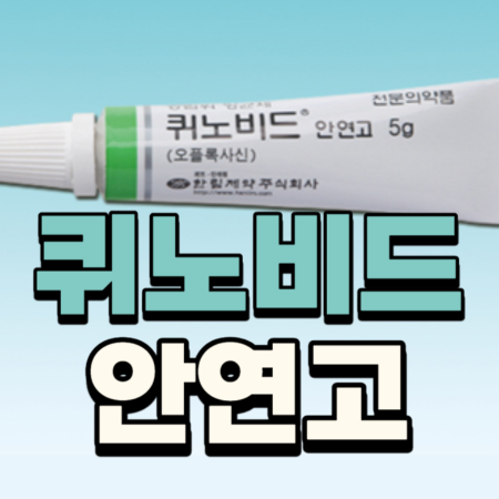퀴노비드 안연고 성분 효과 부작용 확인하기