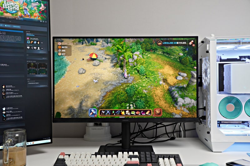 27인치 피벗모니터 삼성전자 S27B610 IPS 멀티스탠드 후기