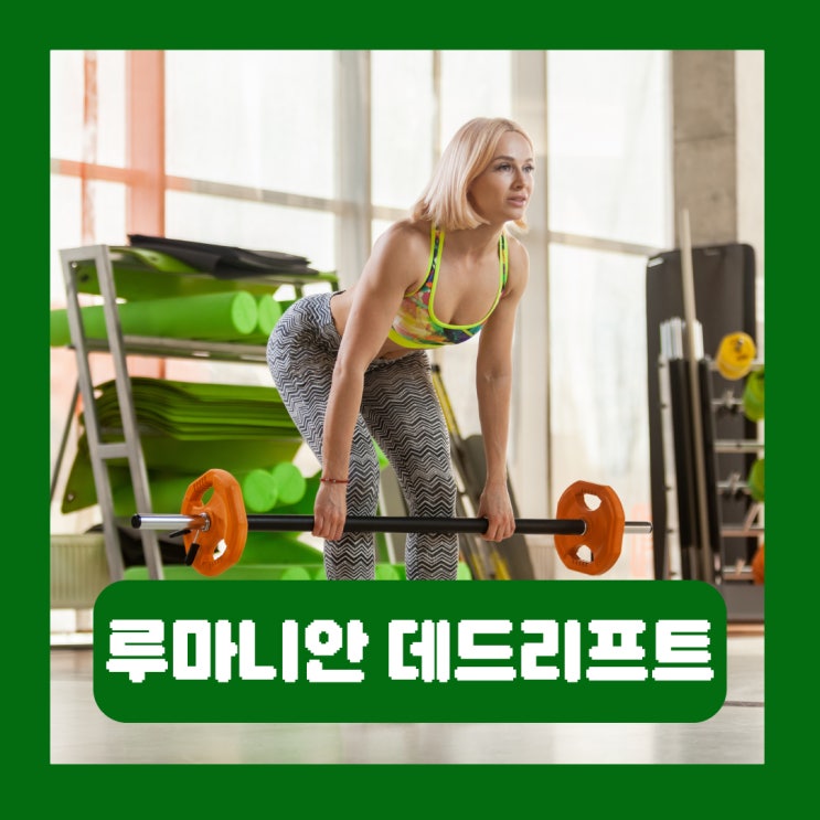  루마니안 데드리프트 자세 등운동 자극부위 허리 통증 이유