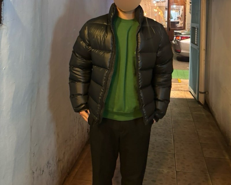 남자패딩 나이키 x 드레이크녹타 퍼퍼 자켓 블랙 챡삿 후기