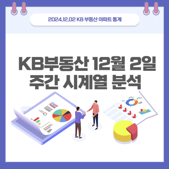 KB부동산 통계 12월 2일자 전국기준 아파트 매매 2% 하락중 하지만...