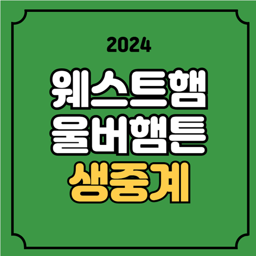 웨스트햄 <b>울버햄튼</b> 축구 중계 <b>황희찬</b> 선발 라인업 2024년 12월... 