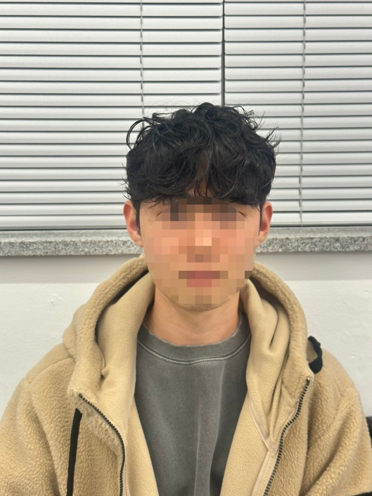  제주시 쉐도우펌 빈티지펌 남자머리 제주 용모단정