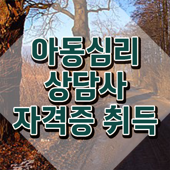  아동심리미술자격증 , 아동심리상담사 자격증 취득한 노하우 정보 퍼펙트 요약