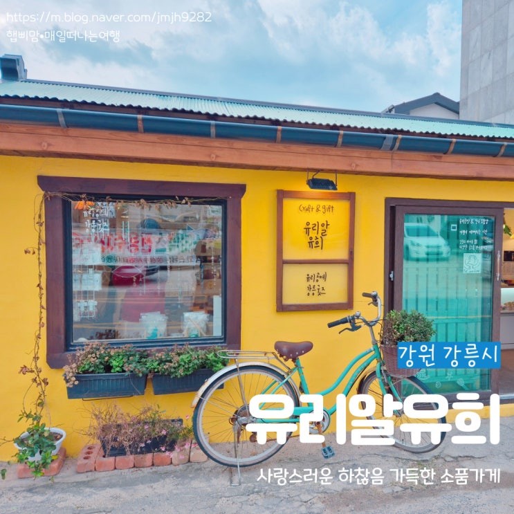  강원 강릉 강문해변 유리알유희 사랑스러운 하찮음 가득한 소품샵 기념품가게