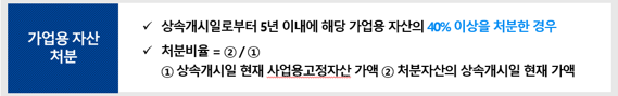  [상속세]  가업상속공제 사후관리요건은?