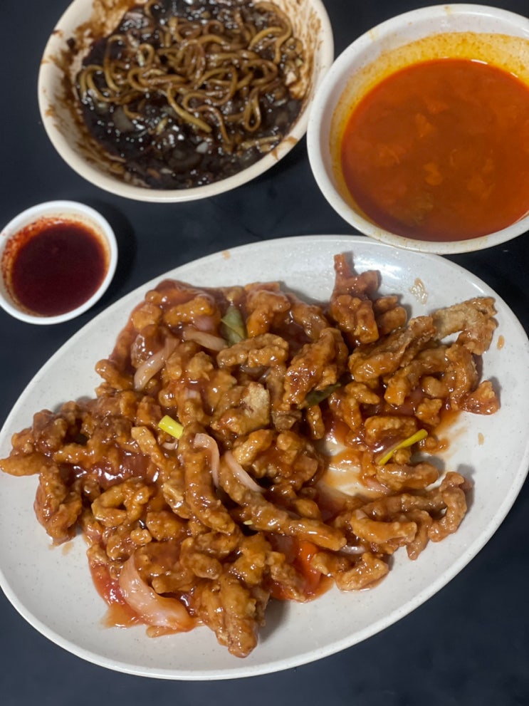  인천 남동구 태화각 탕수육+짜장면+짬뽕=13,000원?? 인천 가성비 중국집, 주차 정보 o