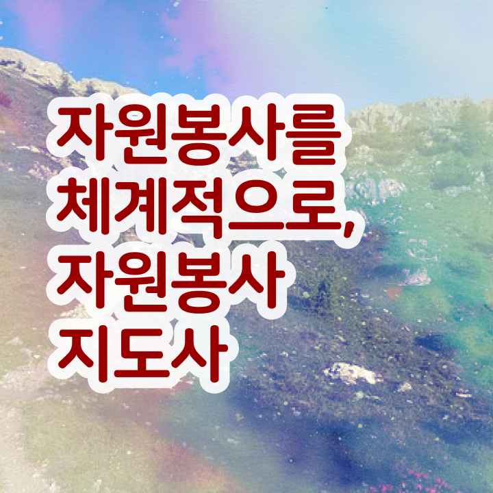  , 자원봉사지도사 자격증 15일 만에 준비한 방법 추천합니다